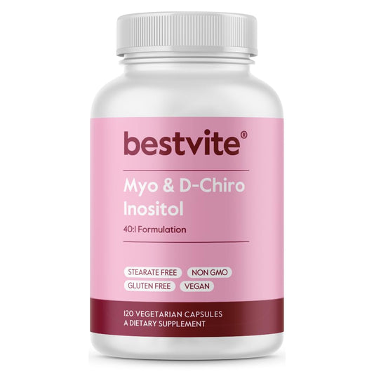 Bestvite mio y d-chiro inositol 40:1 120 cápsulas vegetarianas