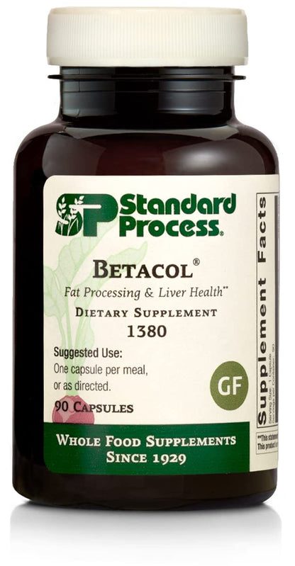 Betacol Standard Process suplemento soporte hepático frasco
