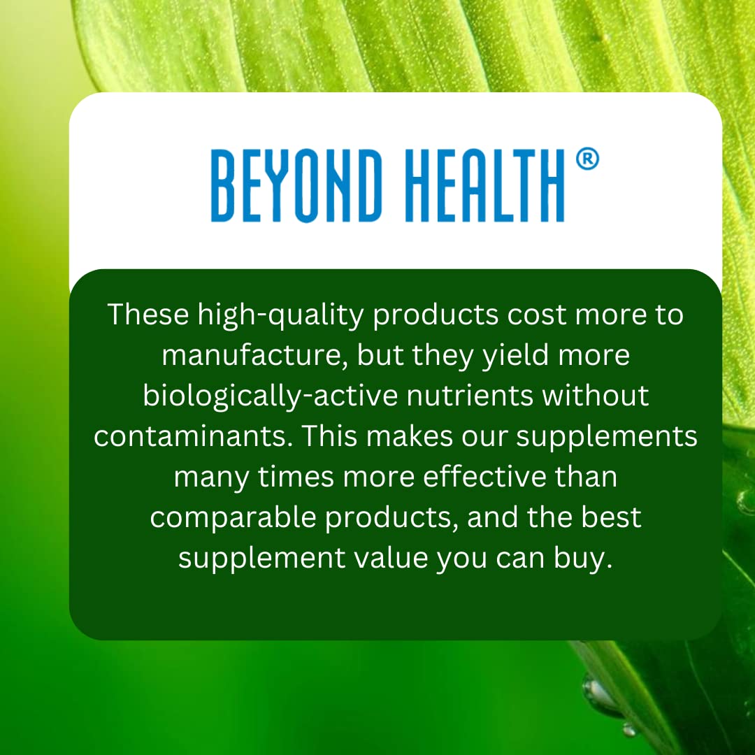 Ingredientes del multivitamínico Beyond Health y su composición