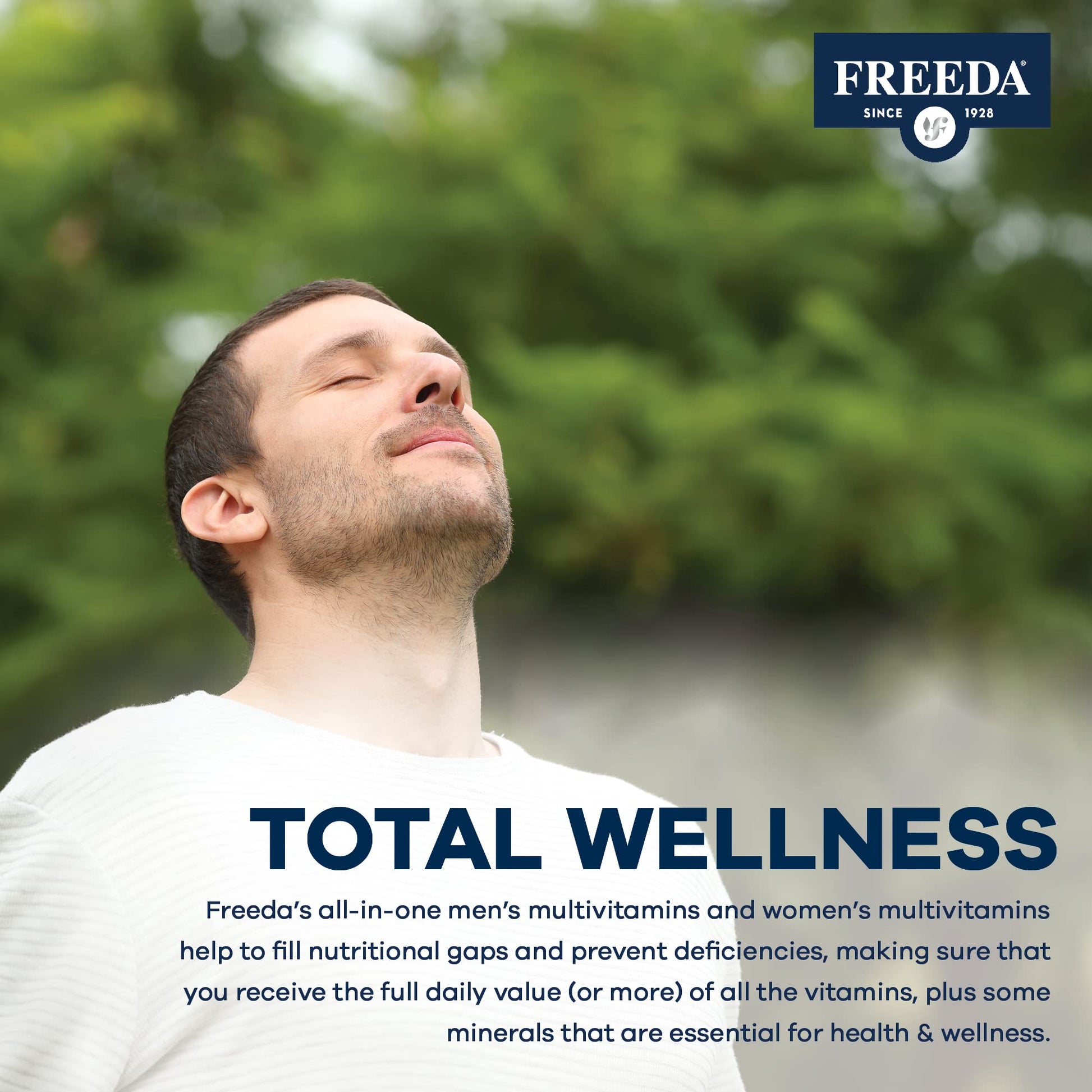 Bienestar total con multivitamina FREEDA Quintabs-M