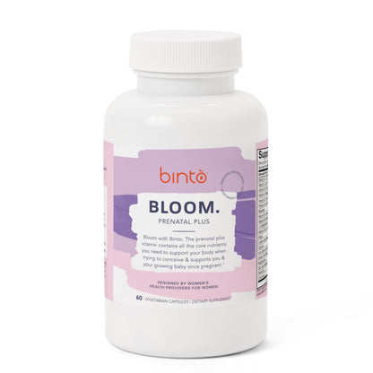 Binto Bloom multivitamínico prenatal 60 cápsulas