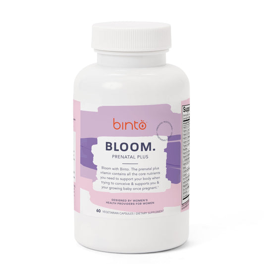 Binto Bloom multivitamínico prenatal 60 cápsulas