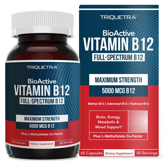 BioActive vitamina b12 5000 mcg suplemento vegan sin gmo