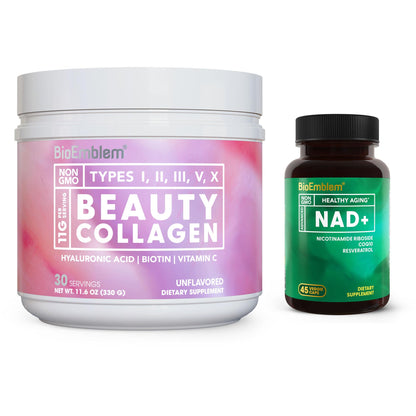 Suplemento BioEmblem Beauty Colágeno multi-hidrolyzed y NAD+