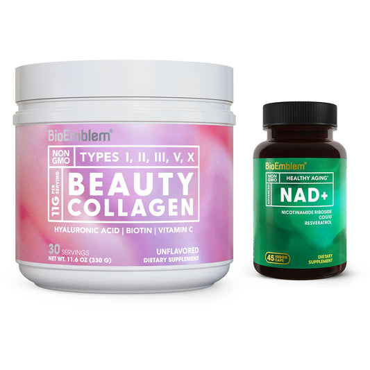 Suplemento BioEmblem Beauty Colágeno multi-hidrolyzed y NAD+