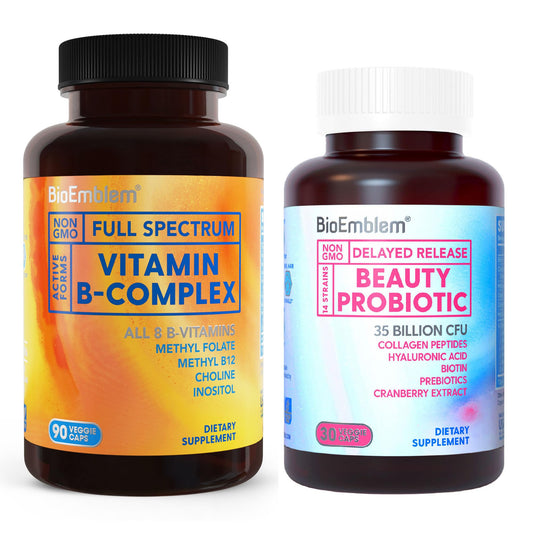 BioEmblem Beauty probióticos para mujer frasco