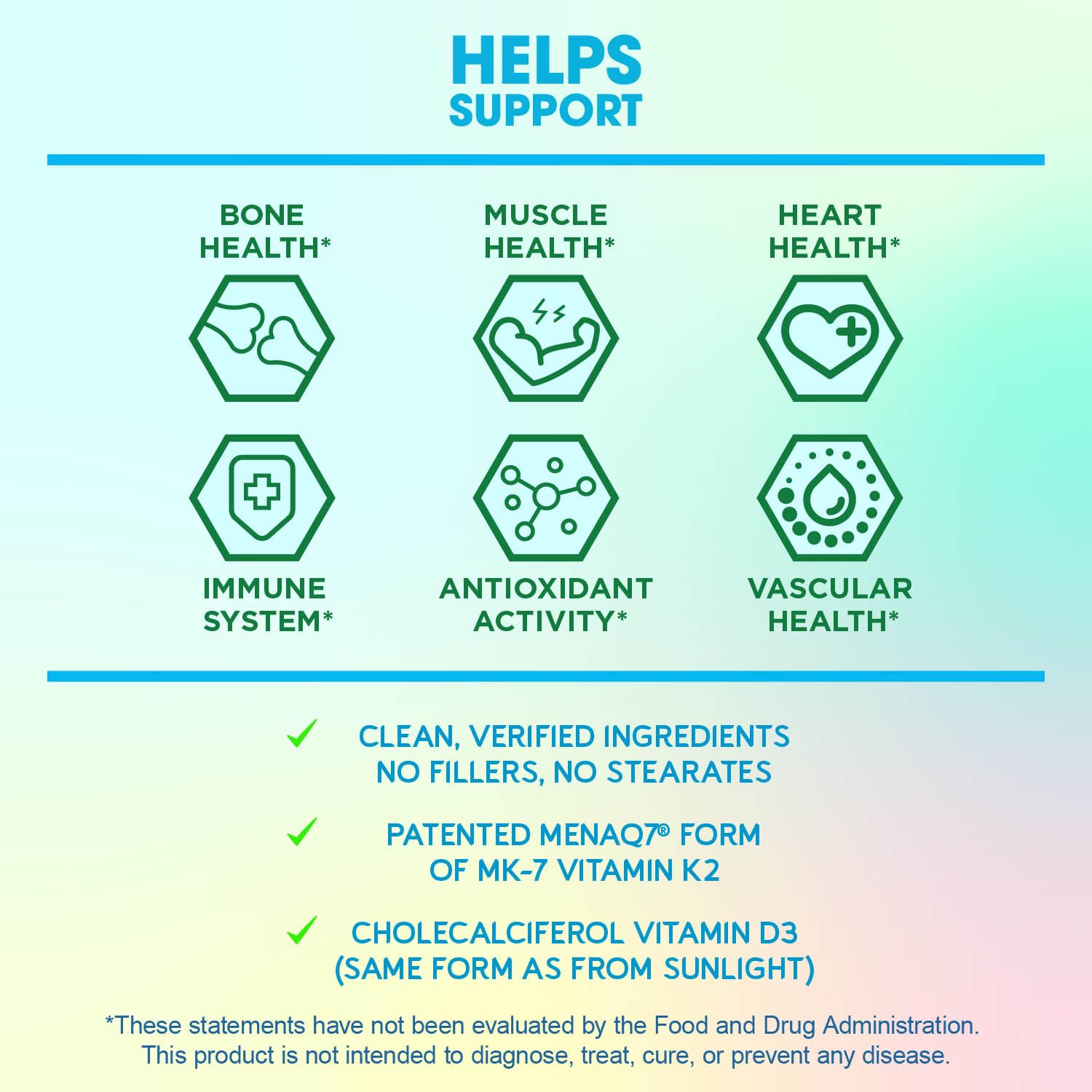 Salud cardíaca y energía con BioEmblem vitamina D3 K2