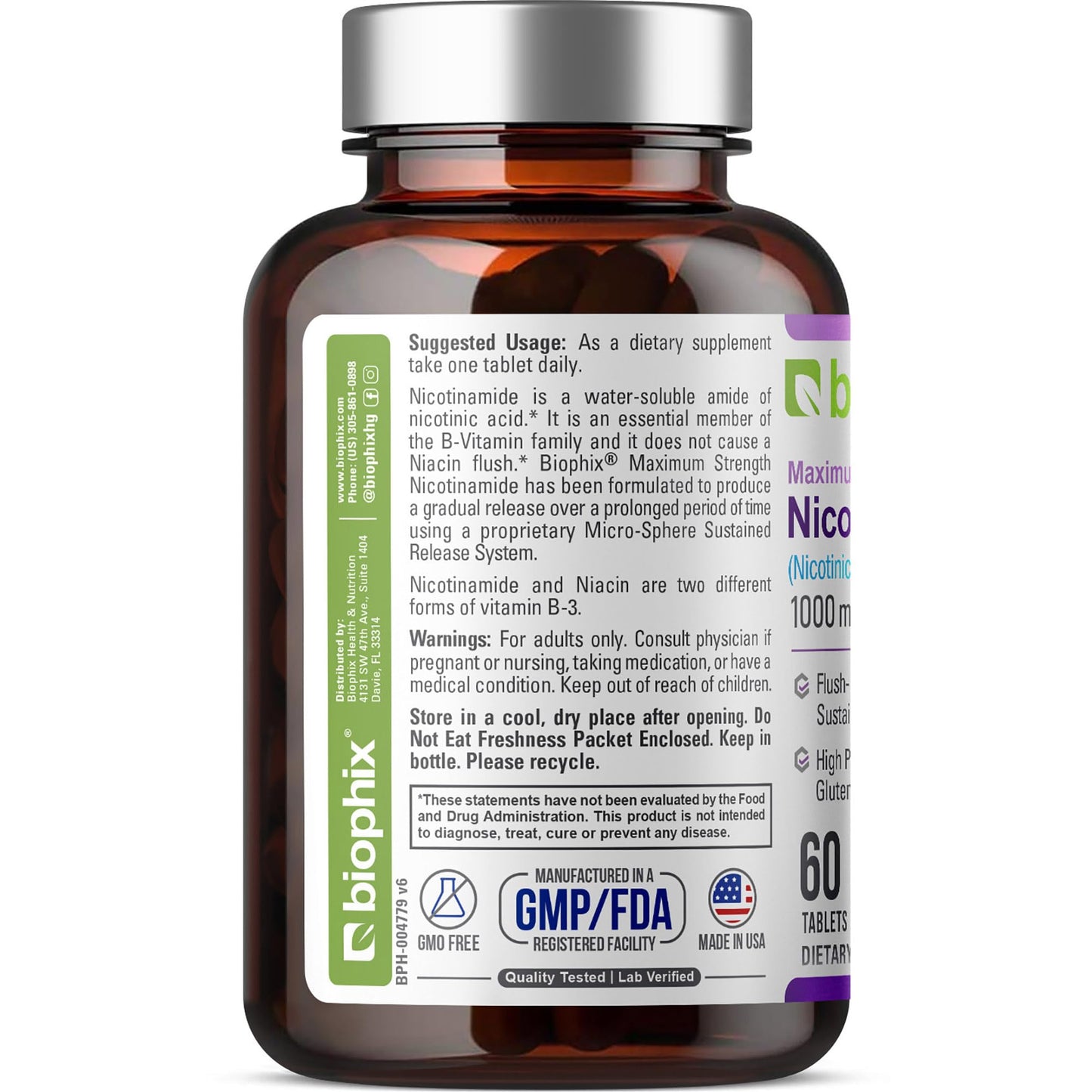 biophix Nicotinamida 1000mg en caja