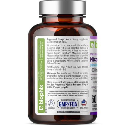 biophix Nicotinamida 1000mg en caja