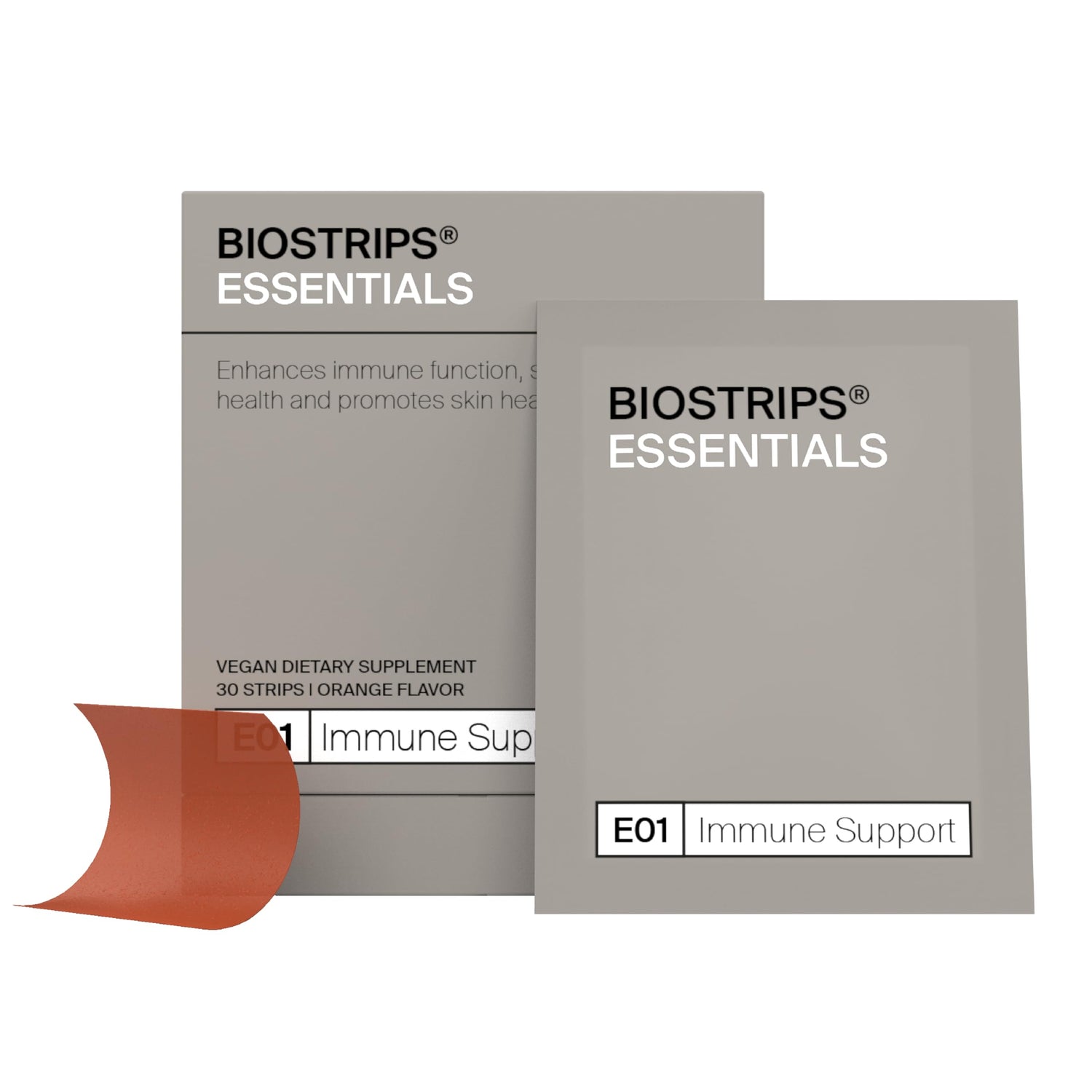 BIOSTRIPS tiras orales apoyo inmunológico vitamina C D zinc saúco