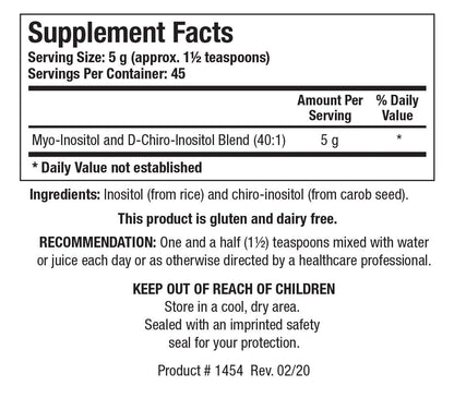 Biotics Research Balanced B8 polvo fórmula 40 a 1 myo d-chiro