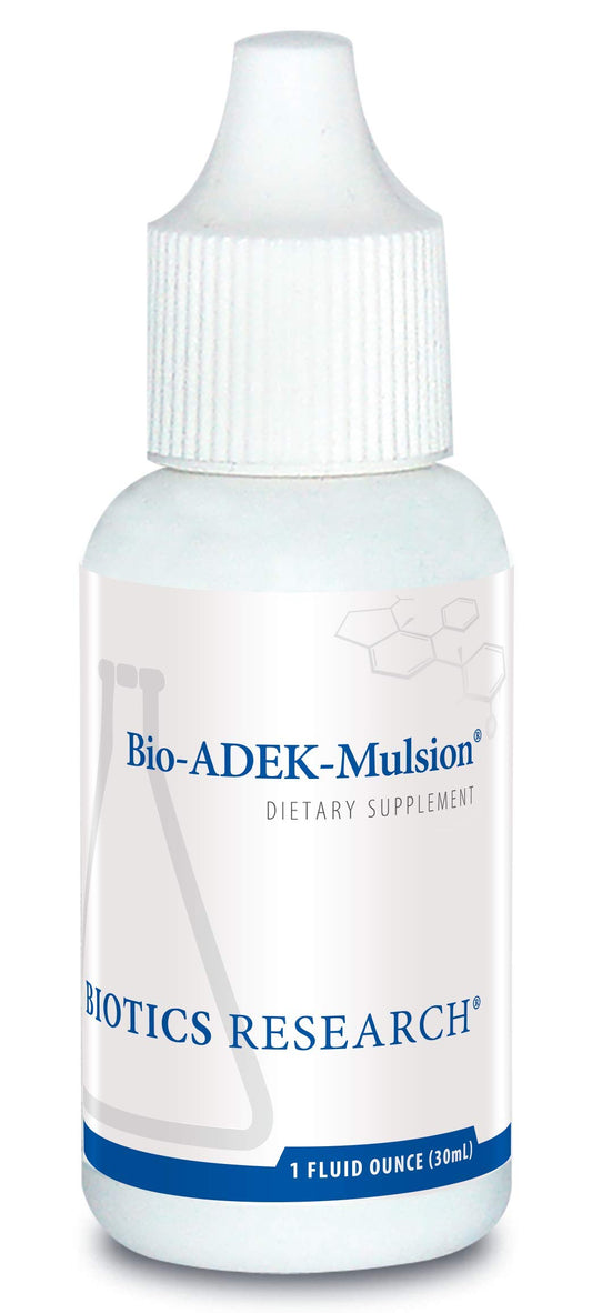 Botella de Biotics Research Bio ADEK Mulsion emulsionada de 1 onza