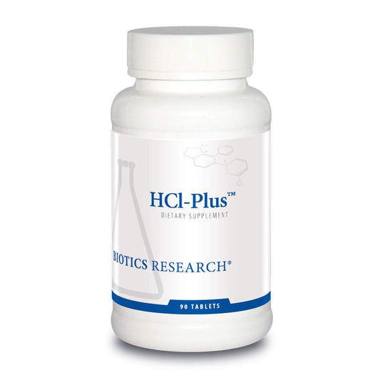 Biotics Research HCl Plus suplemento digestión saludable 90 tabletas
