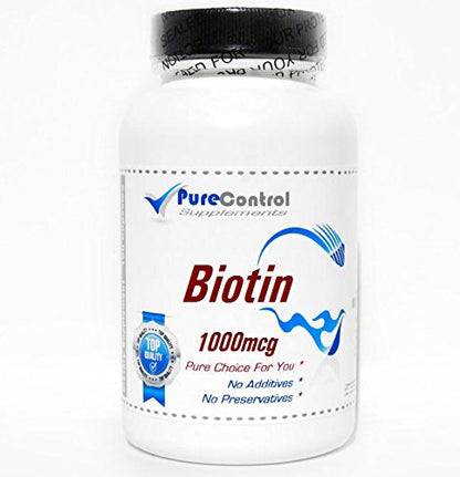 Biotina 1000mcg cápsulas puras PureControl