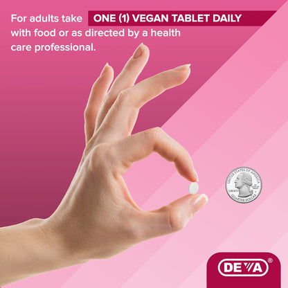 Biotina alta potencia DEVA 6000 mcg para bienestar general