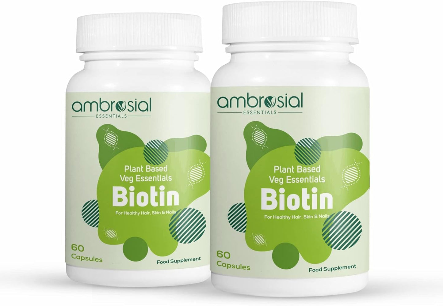Biotina AMBROSIAL 2500 mcg botella frontal