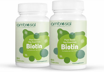 Biotina AMBROSIAL 2500 mcg botella frontal