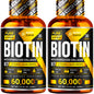 Botella de gotas líquidas de biotina y colágeno Pure Research