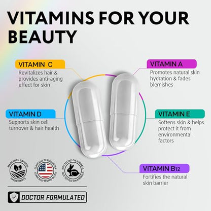 Biotina con colágeno y queratina IQ BIOLOGY