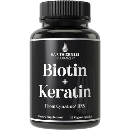 Suplemento biotina queratina para crecimiento cabello