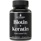 Suplemento biotina queratina para crecimiento cabello