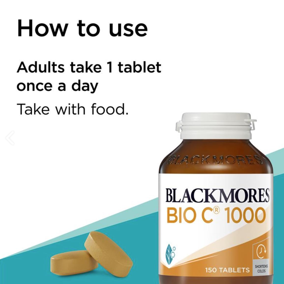 Blackmores vitamina c detalle tabletas envase