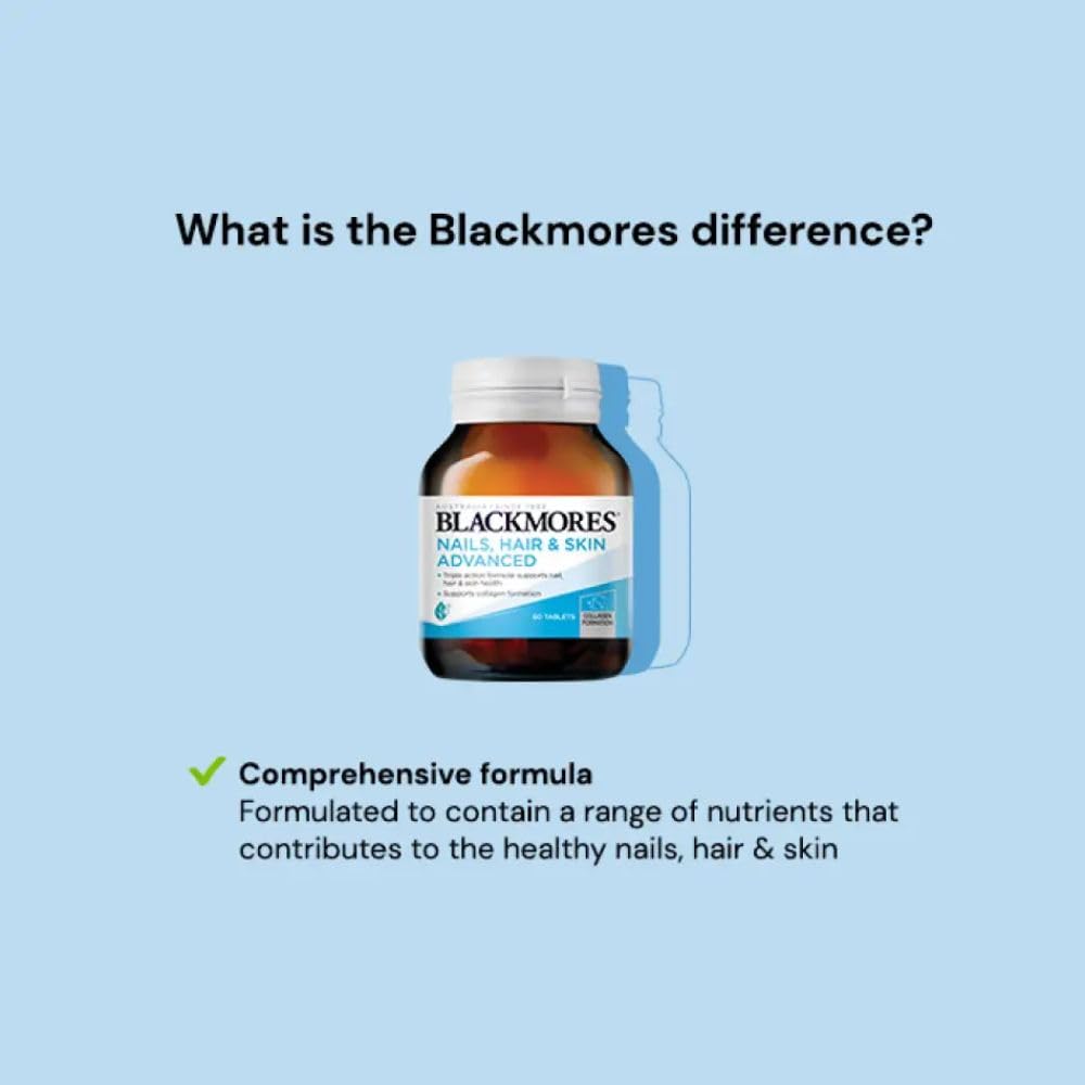 Tabletas vitaminas uñas cabello piel Blackmores