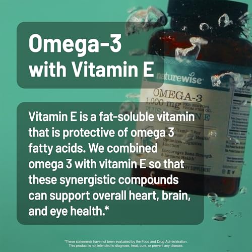 Blíster NatureWise omega 3 y vitamina D3 salud ósea