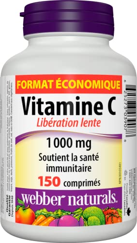 Blister Webber Naturals vitamina c 1000 mg 150 tabletas