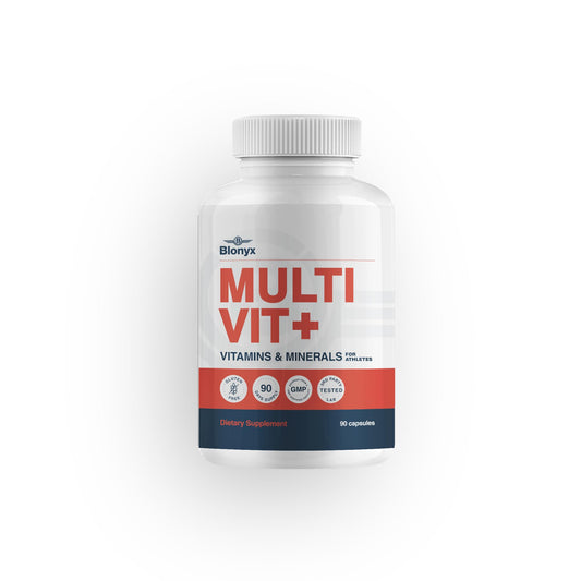 Botella de Blonyx Multivit+ multivitamina para atletas