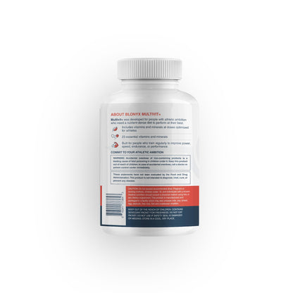 Información nutricional de Blonyx Multivit+ suplemento