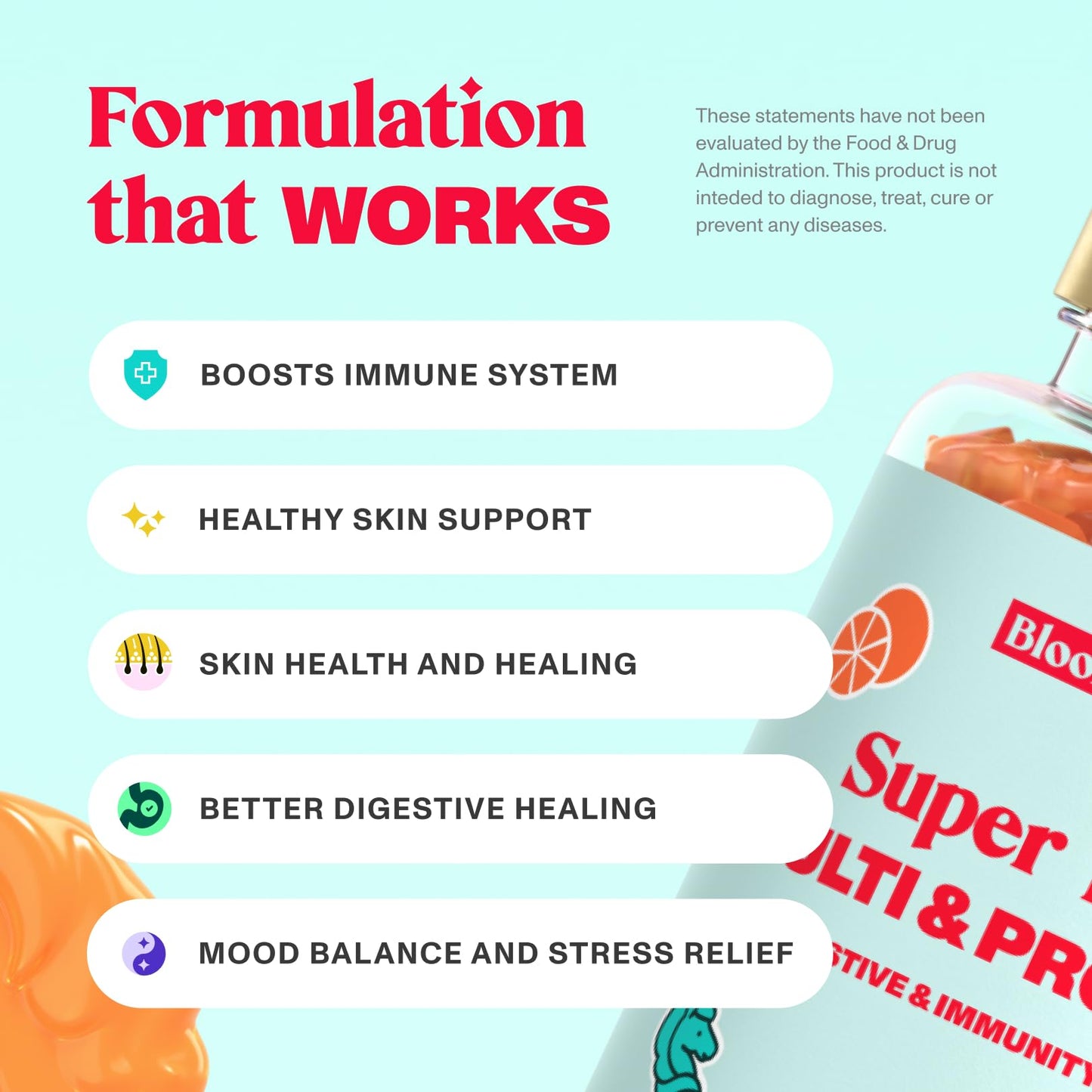 Bloom Robbins gomitas vitamina c con ingredientes naturales de alta calidad