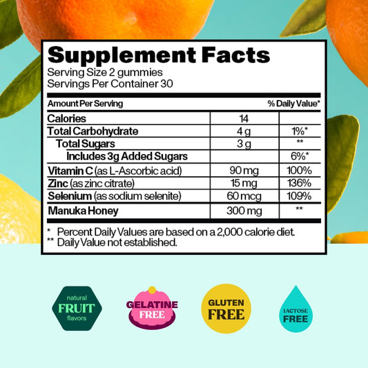 Bloom Robbins gomitas vitamina c mejora sistema inmune presentación 2 pack