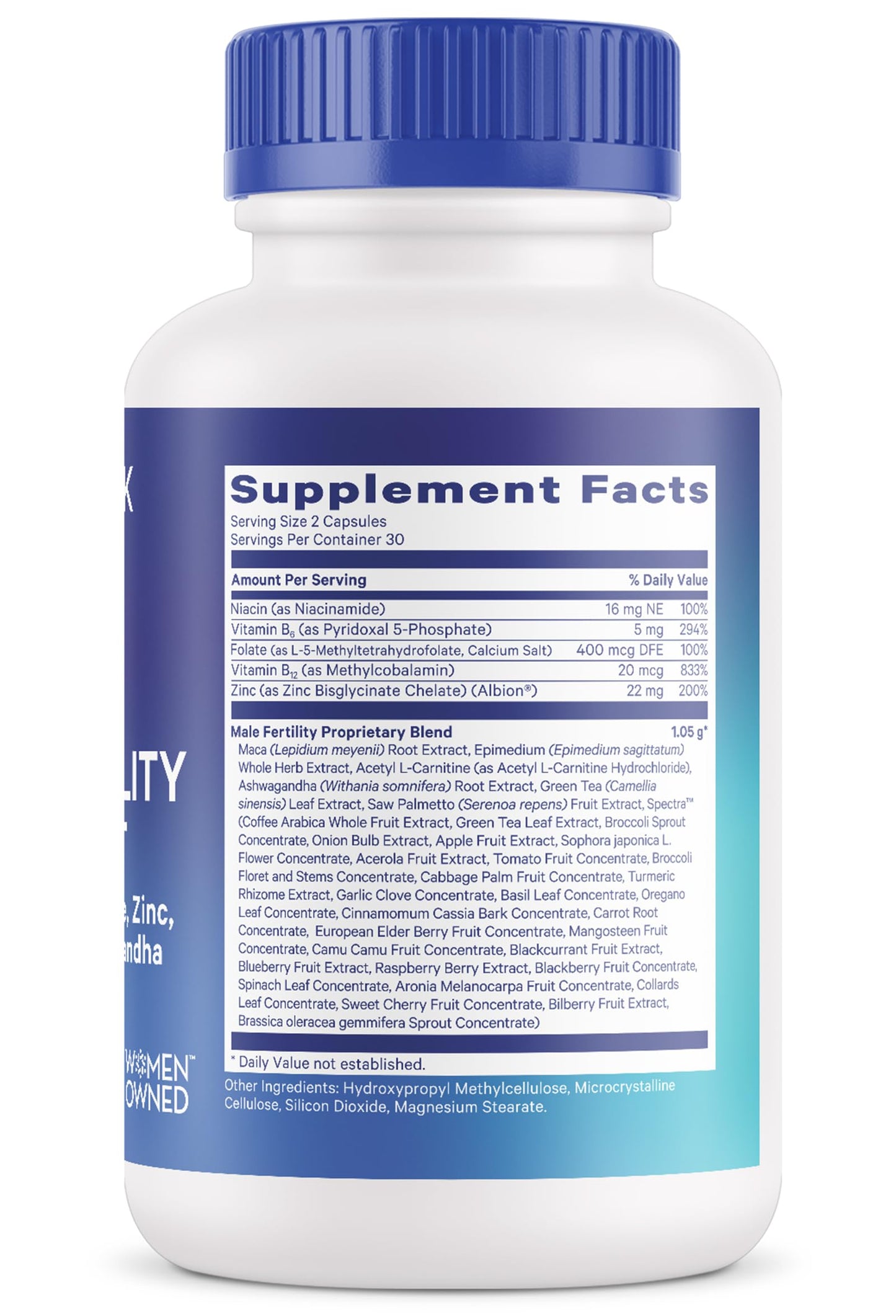 Blue Stork suplemento multivitamínico masculino para concepción