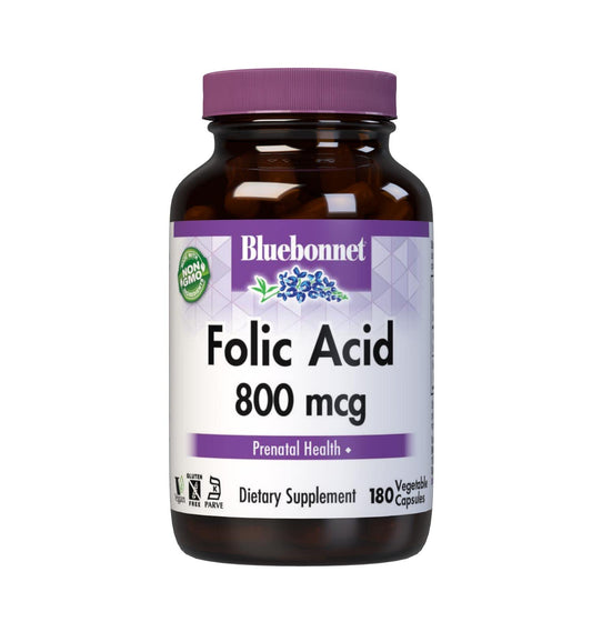 BlueBonnet ácido-fólico 800mcg 180 cápsulas vegetales frasco