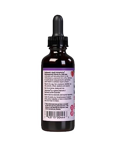 BlueBonnet gotas de vitamina B12 líquido para sistema nervioso y energía