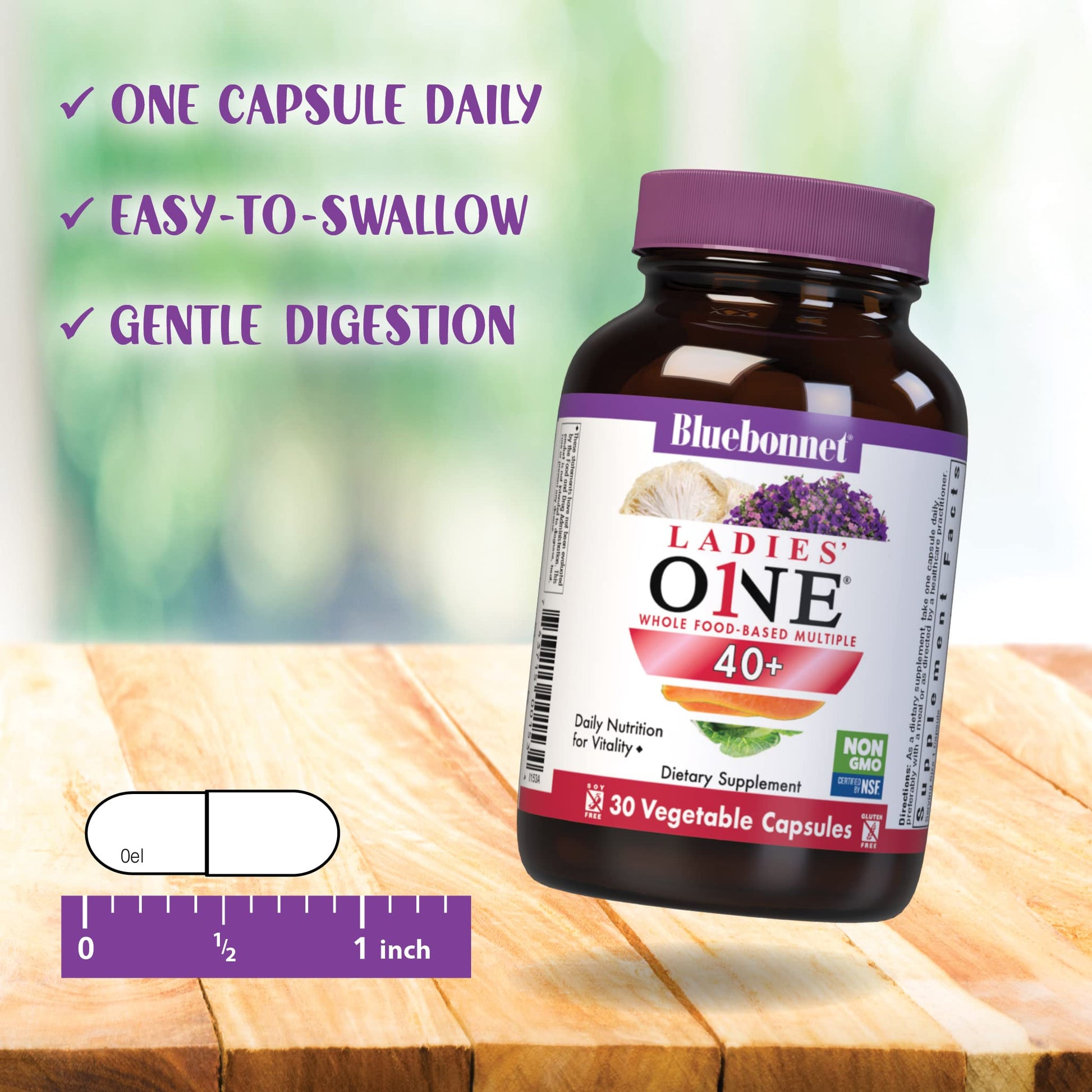 Bluebonnet Ladies’ ONE 40+ fácil de tragar y digestión suave