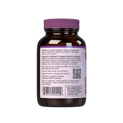 Bluebonnet vitamin b12 masticable kosher libre alérgenos