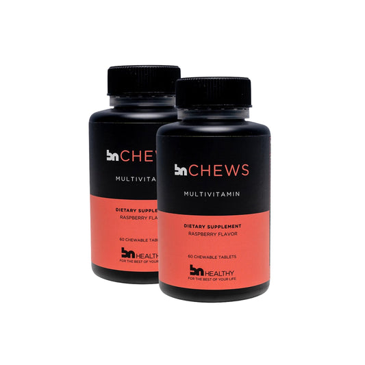 BN Chews multivitamínico frambuesa bariátrico masticable 2 pack