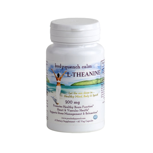 bodyquench L-Teanina y Inositol suplemento cápsulas vegetales