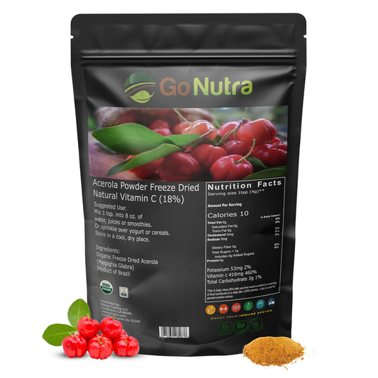 Bolsa Go Nutra Polvo Acerola 8oz orgánico
