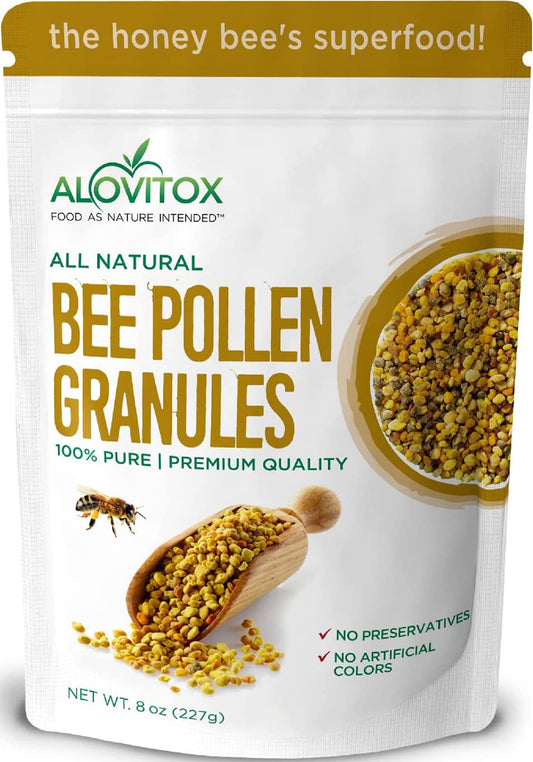 Bolsa de gránulos de polen de abeja Alovitox frente