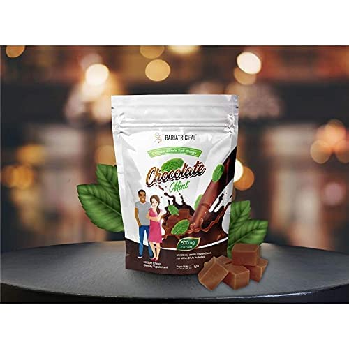 Bolsa de masticables BariatricPal con hojas de menta