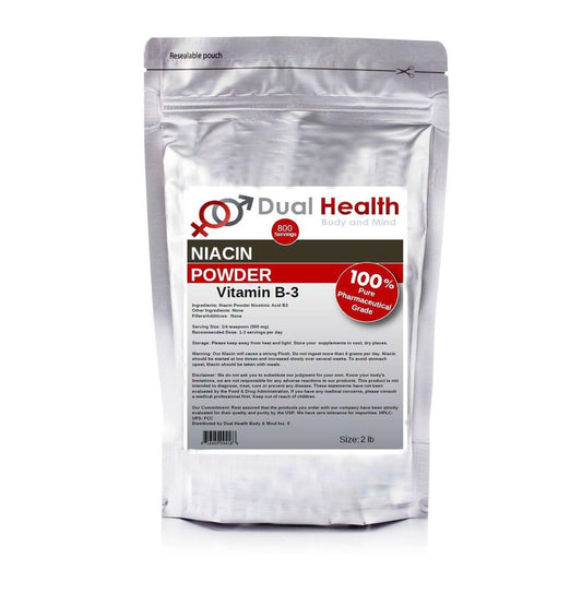 Bolsa de polvo niacina 2 lbs Dual Health Body Mind