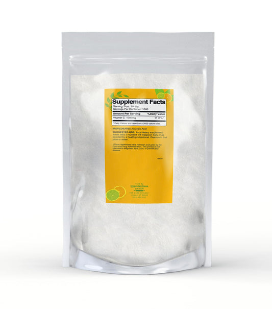 Bolsa resellable polvo vitamina c ácido ascórbico