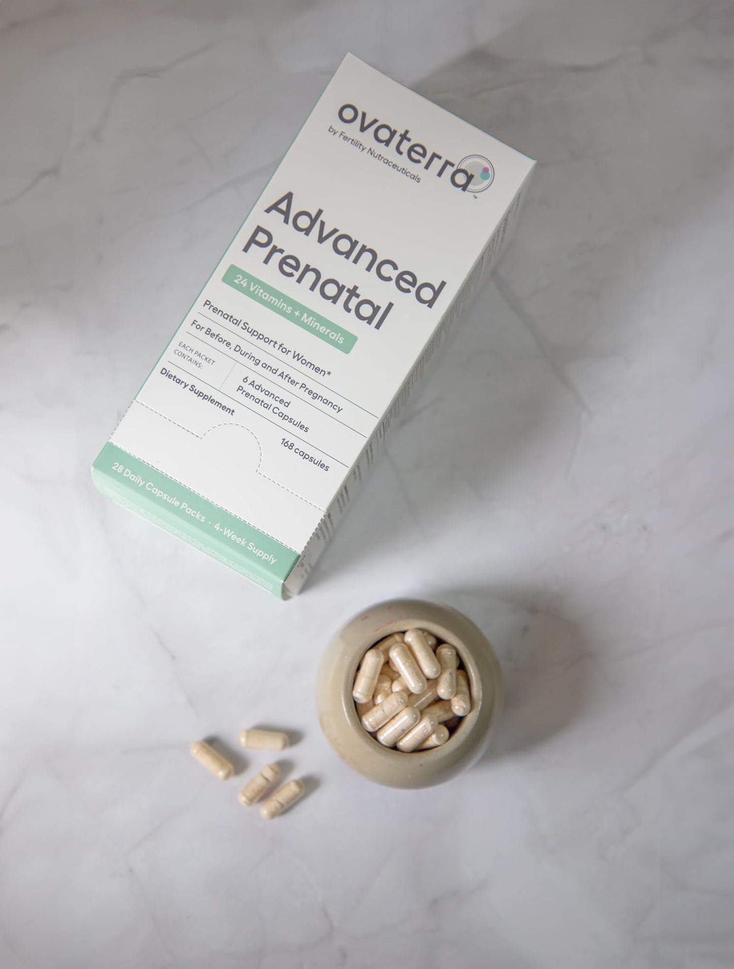 Bolsitas individuales multivitamínicos prenatal preconcepción