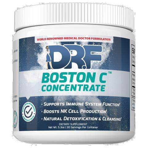 Concentrado Boston C con etiqueta del Dr. Farrah.