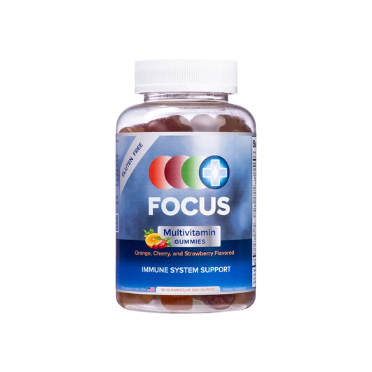 Bote de gomitas multivitamínicas Focus