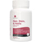 botella de suplemento nutricional cabello piel y uñas 60 tabletas