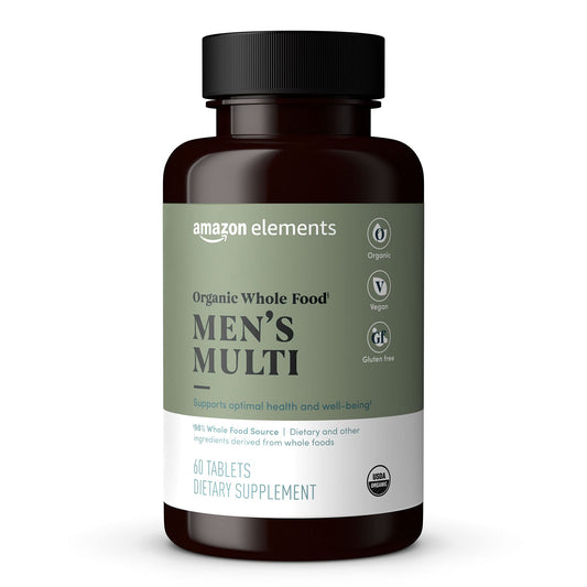 bote de tabletas multivitamínicas orgánicas de amazon